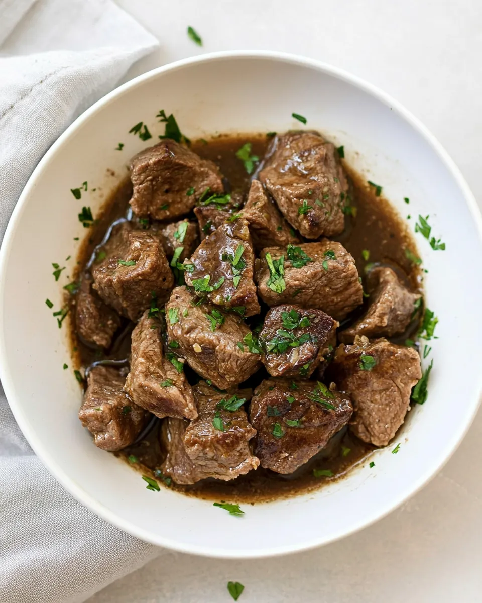 Crock Pot Steak Bites