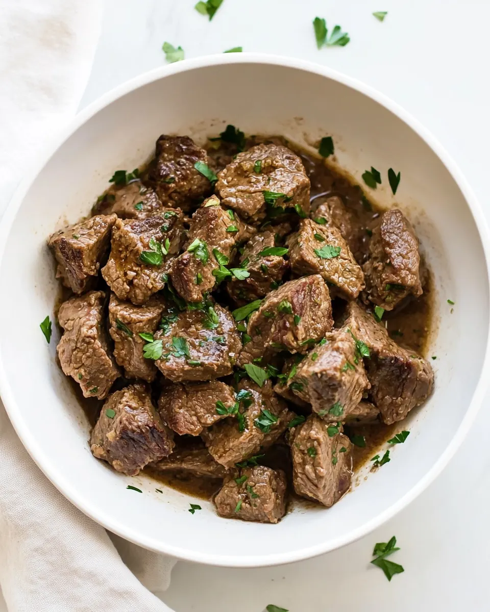 Crock Pot Steak Bites