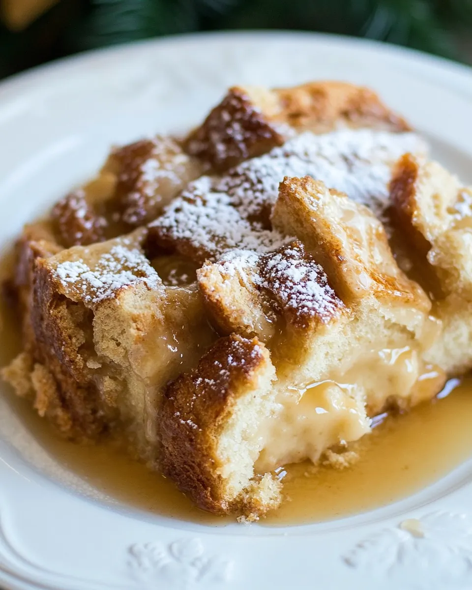 Crock Pot Tres Leches Bread Pudding