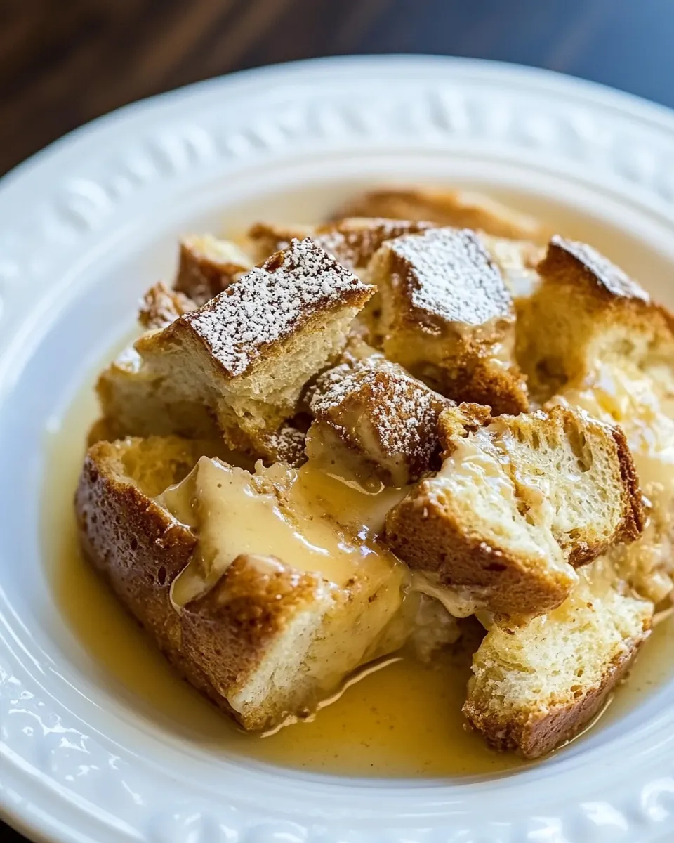 Crock Pot Tres Leches Bread Pudding