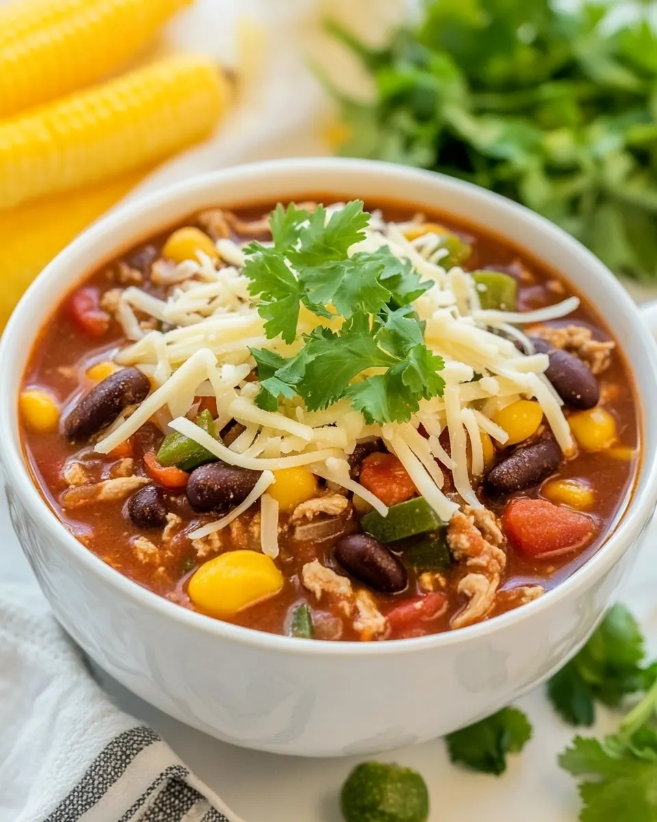 Crock Pot Turkey Chili