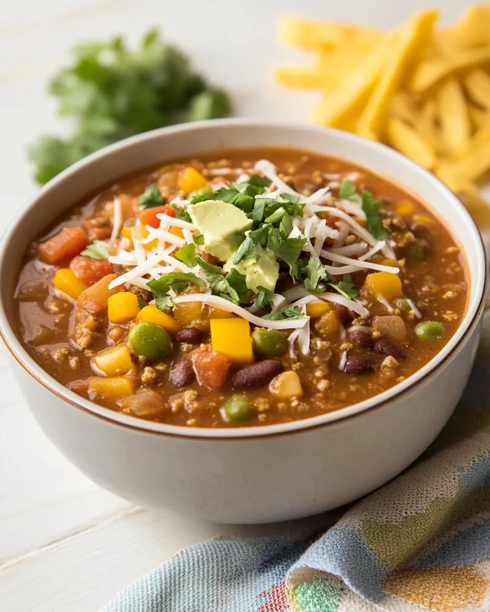 Crock Pot Vegetarian Chili