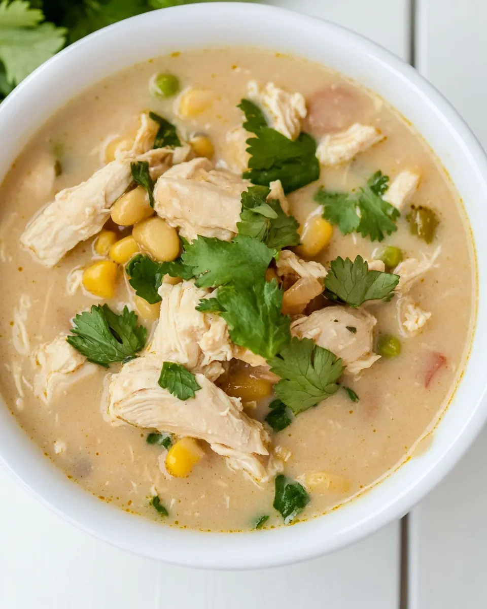 Crock Pot White Chicken Chili