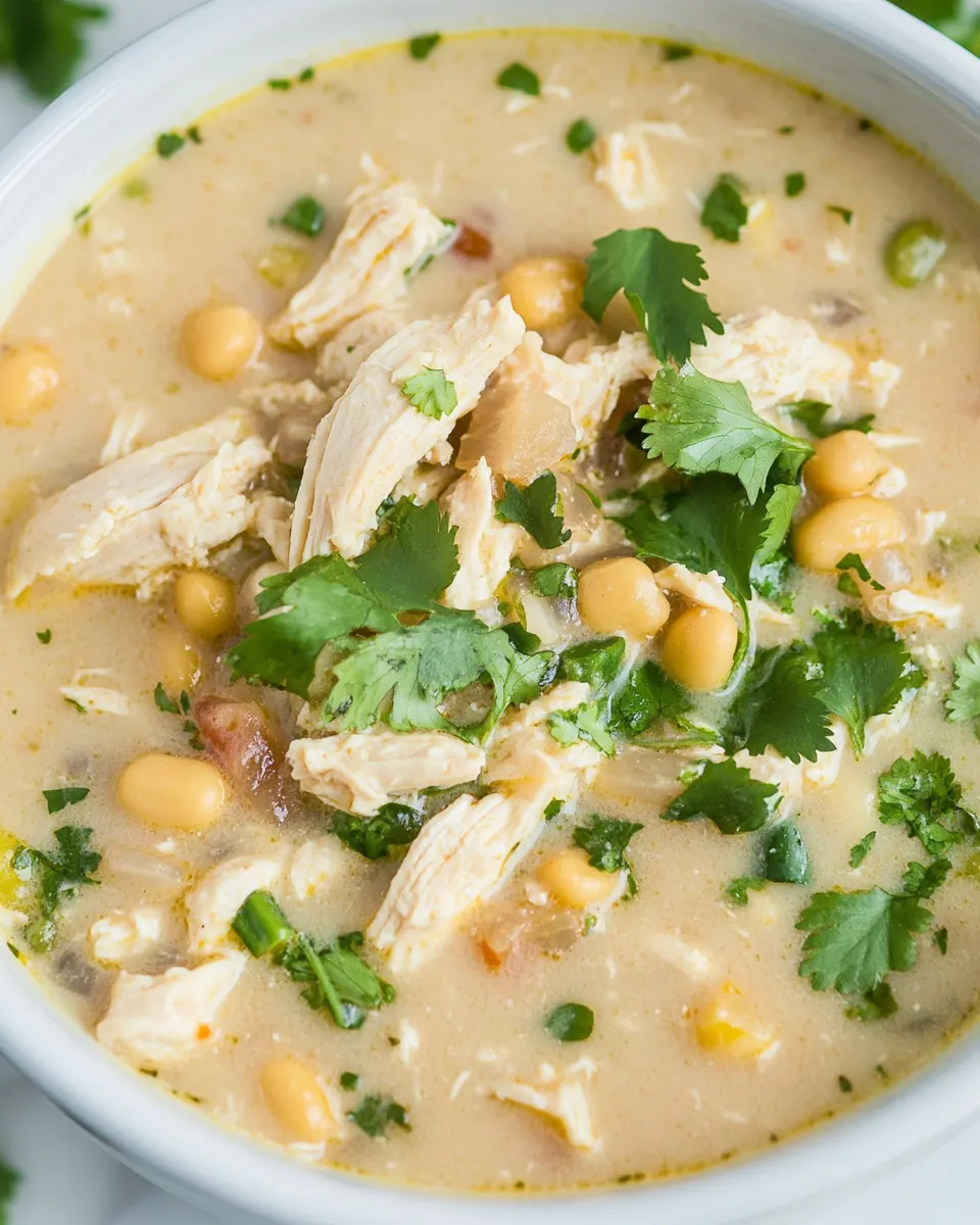 Crock Pot White Chicken Chili