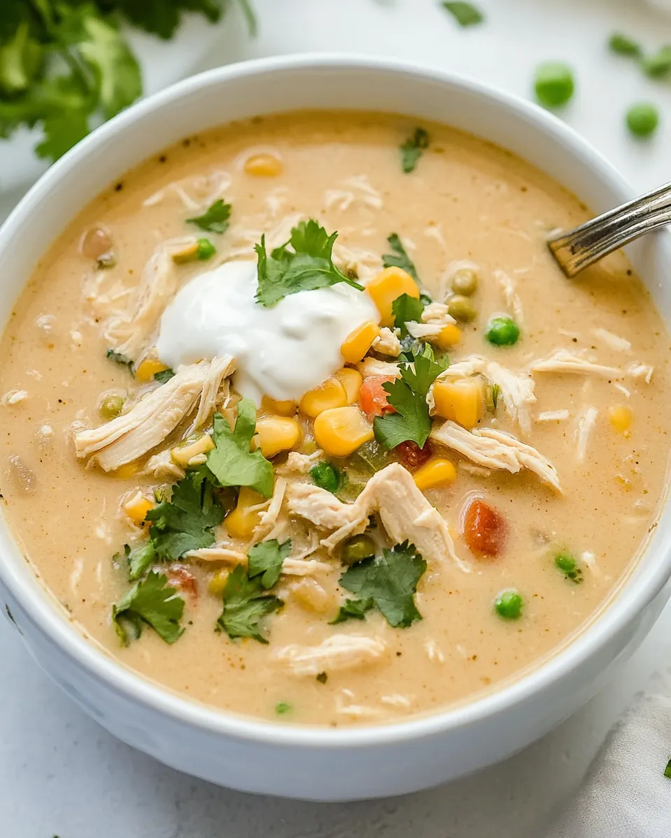 Crock Pot White Chicken Chili