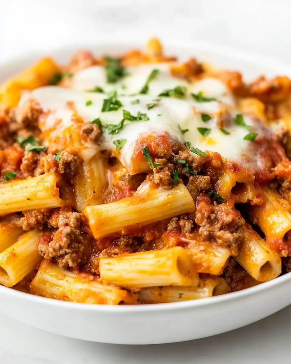 Crockpot Baked Ziti