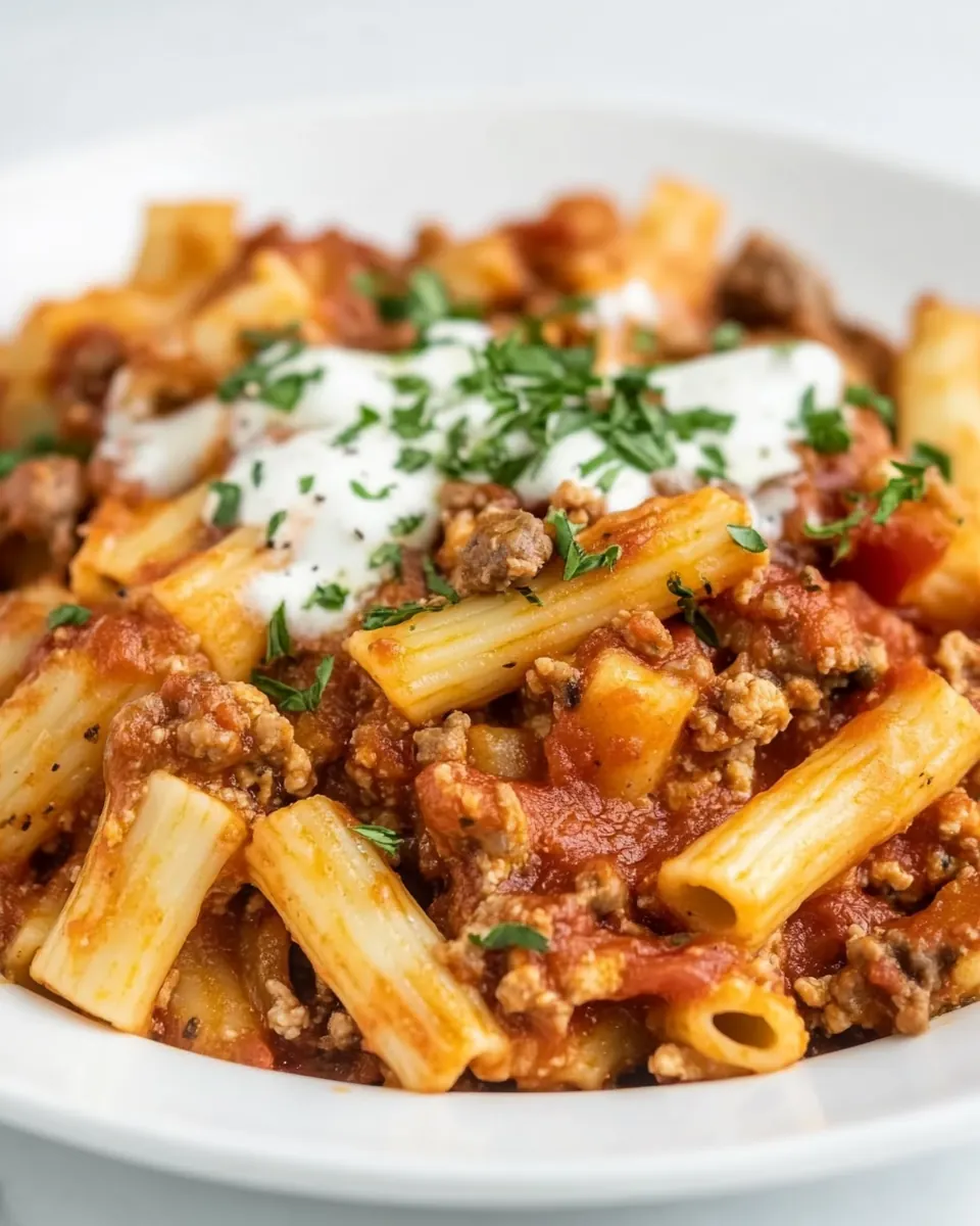 Crockpot Baked Ziti