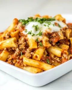 Crockpot Baked Ziti