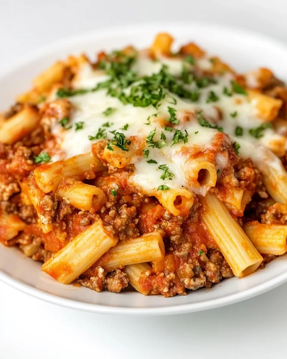 Crockpot Baked Ziti