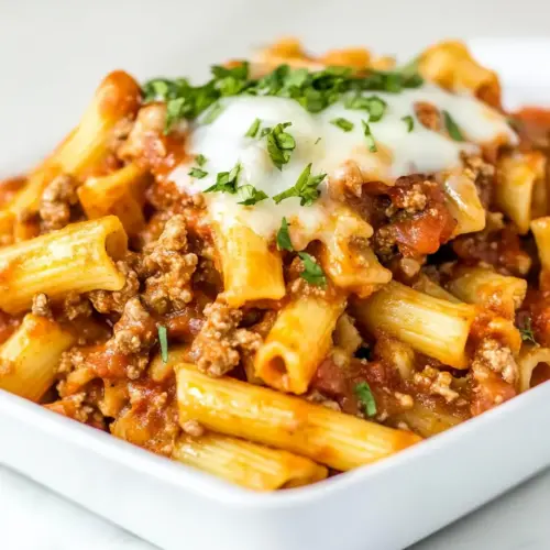 Crockpot Baked Ziti
