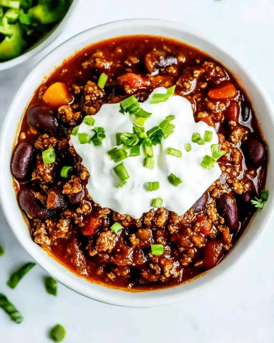 Crockpot Beef Chili