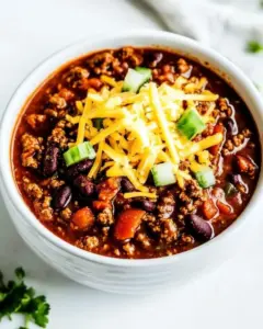 Crockpot Beef Chili