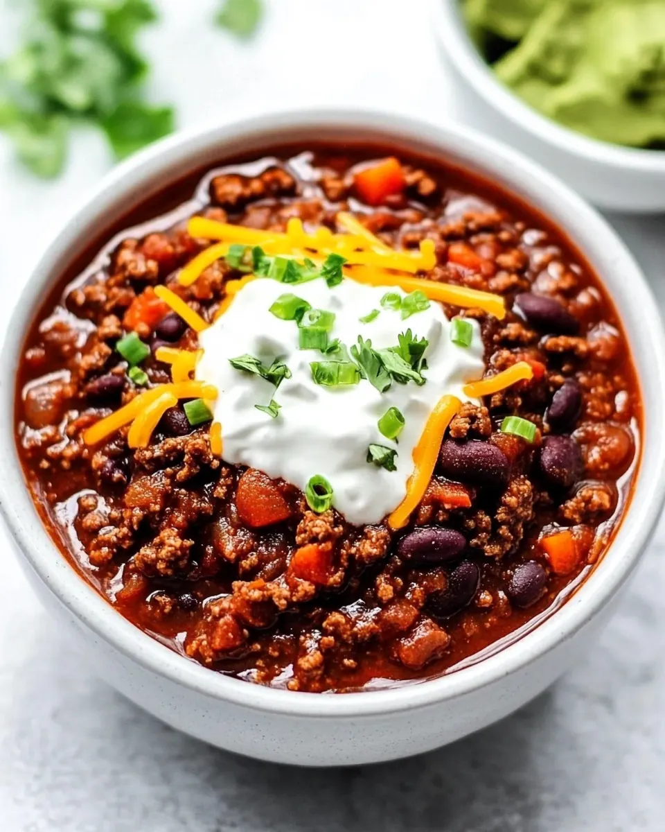Crockpot Beef Chili