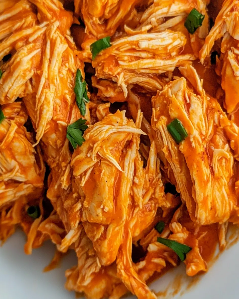 Crockpot Buffalo Chicken