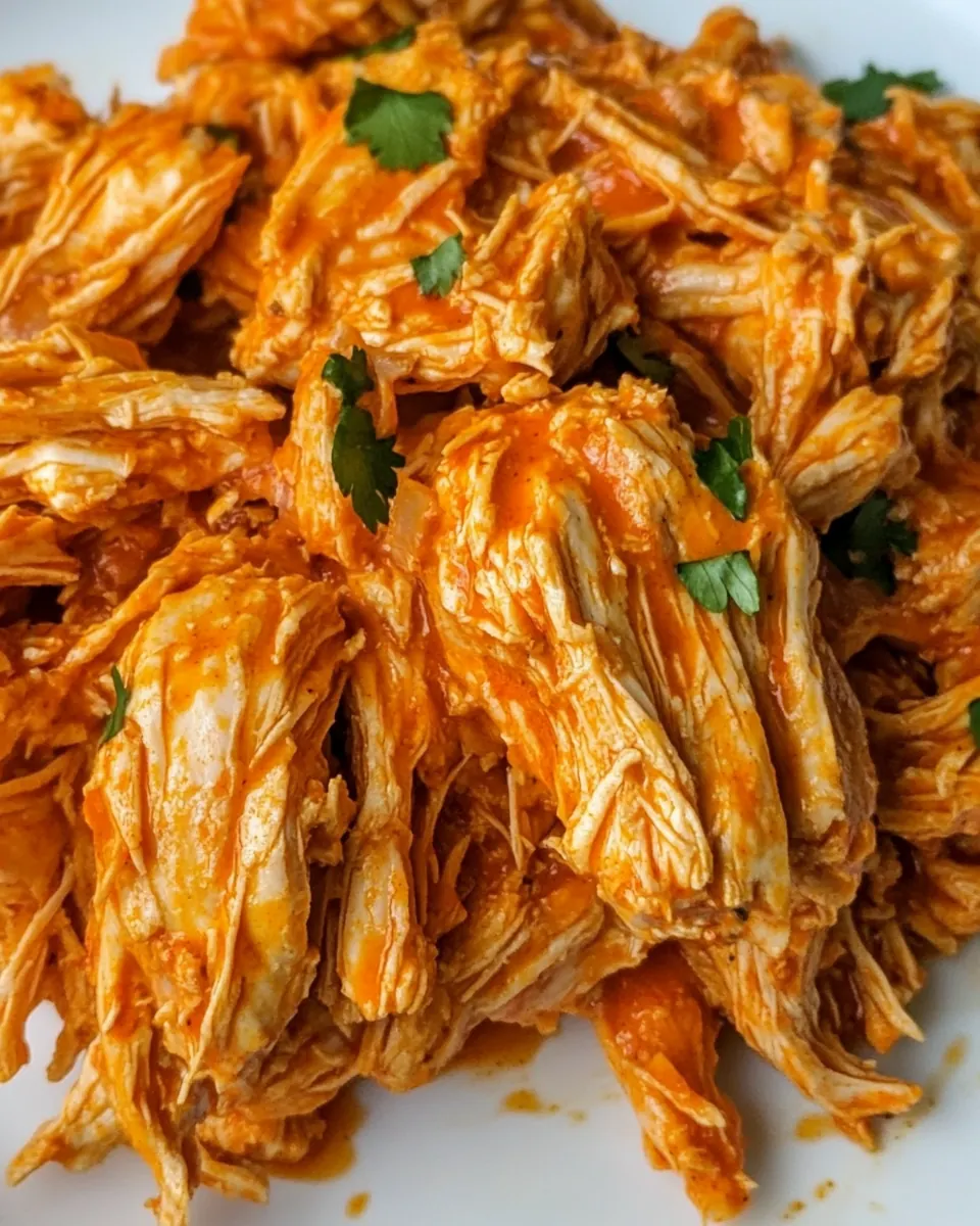Crockpot Buffalo Chicken