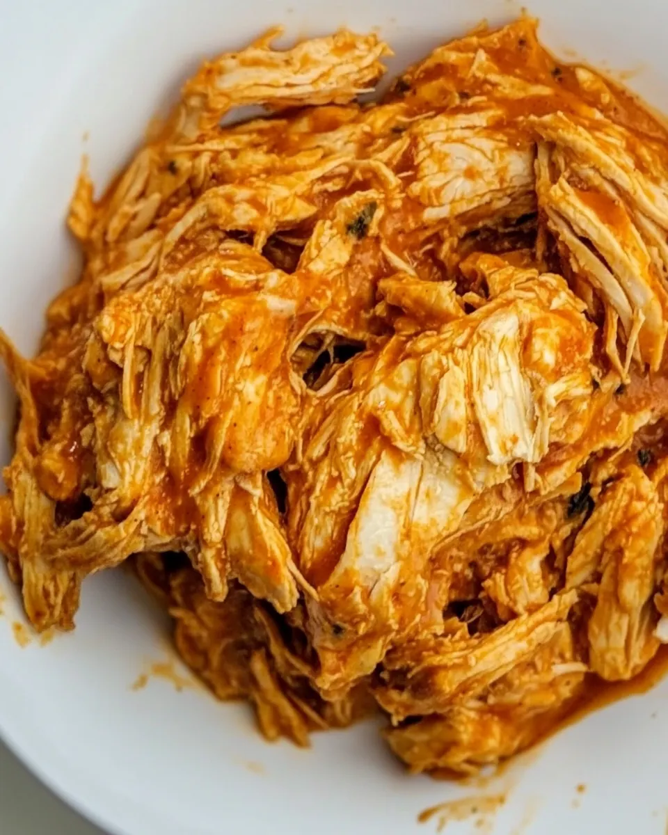 Crockpot Buffalo Chicken