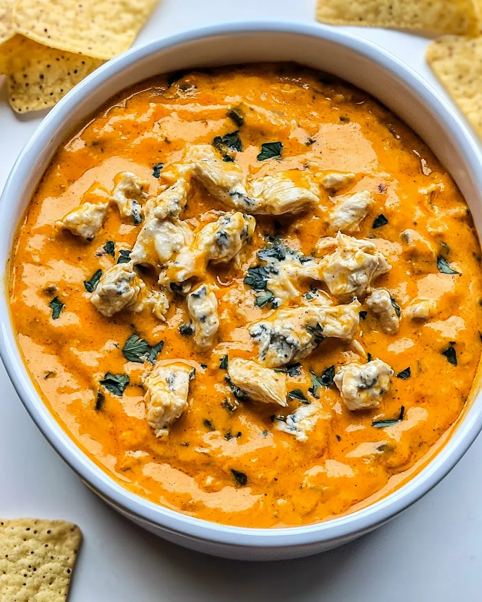 Crockpot Buffalo Chicken Dip