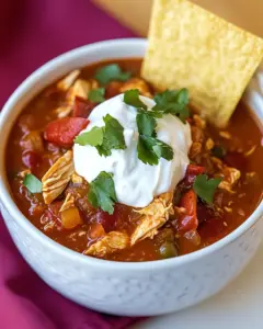 Crockpot Chicken Chili