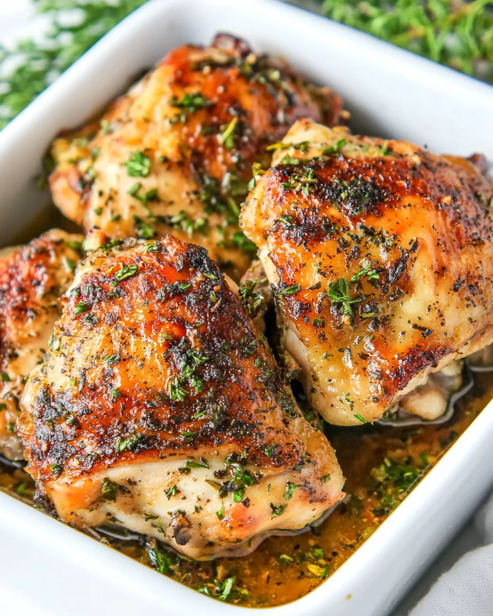 Crockpot Chicken Thighs