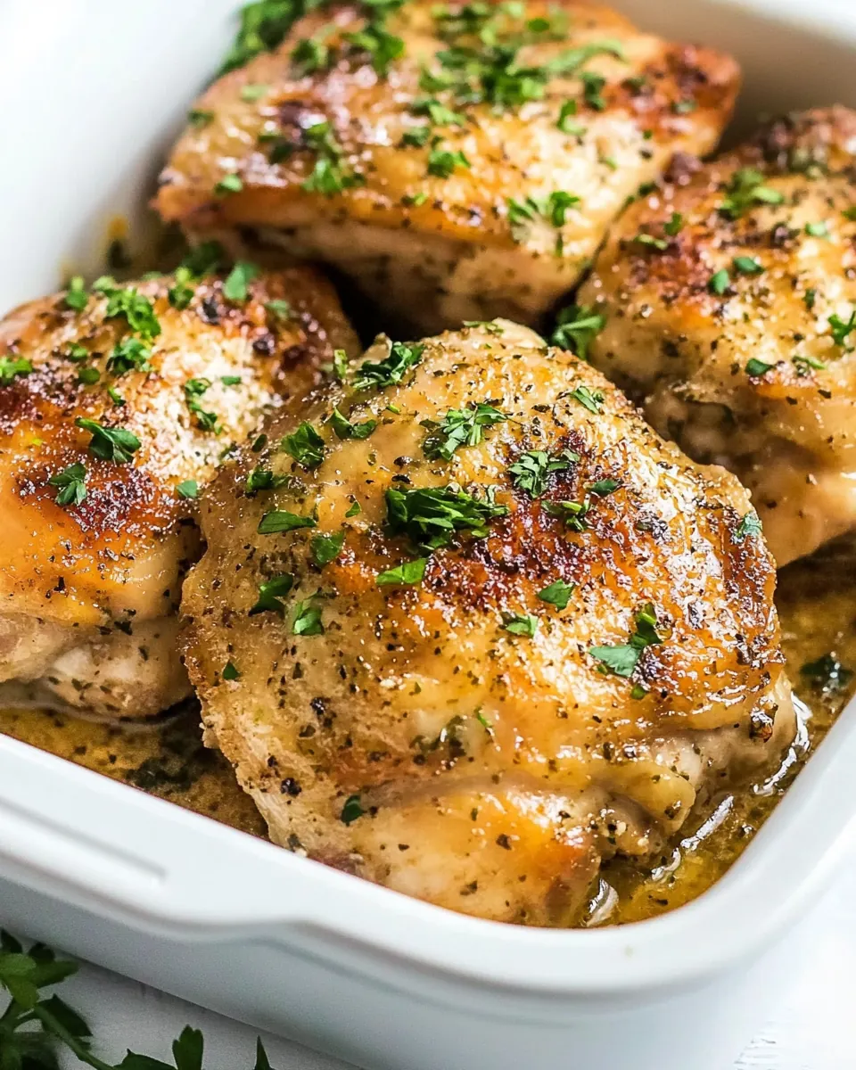 Crockpot Chicken Thighs