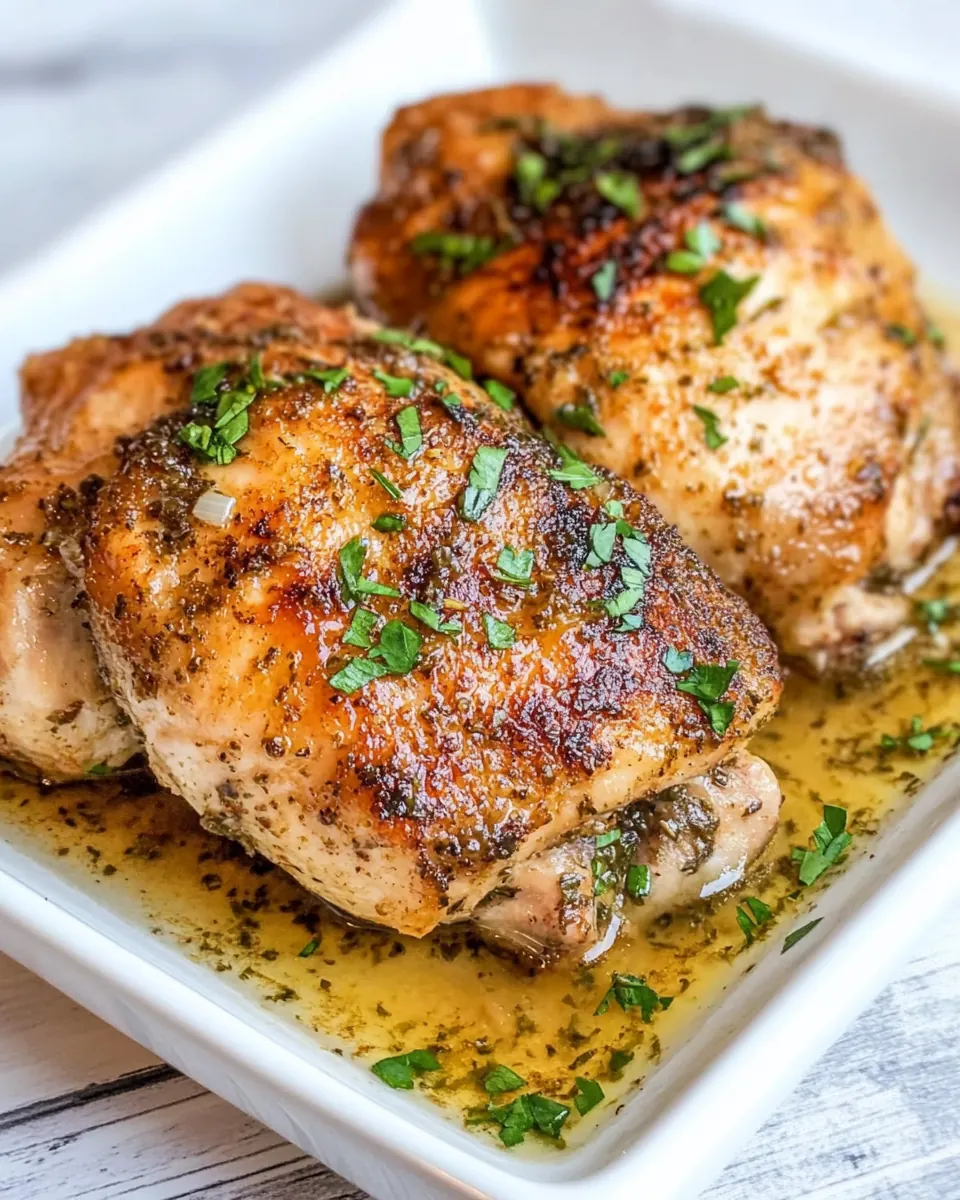 Crockpot Chicken Thighs