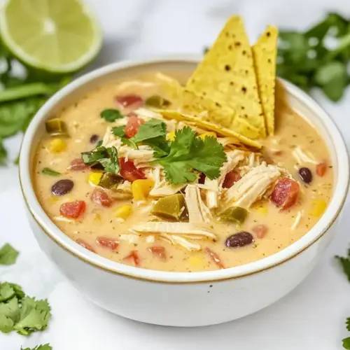 Crockpot Chicken Tortilla Soup