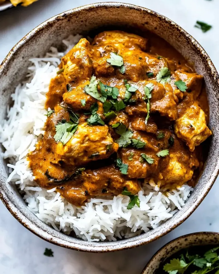 Crockpot Creamy Coconut Chicken Tikka Masala