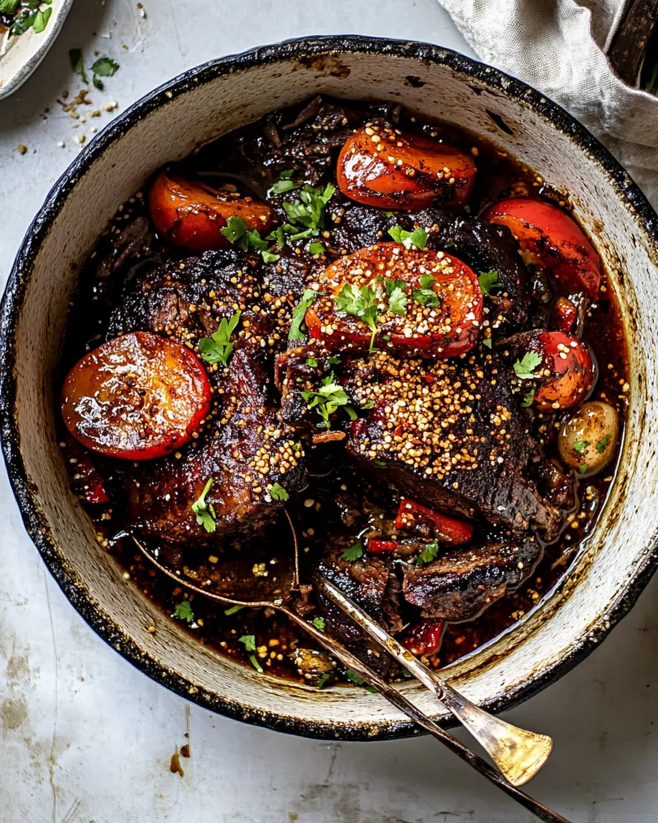 Crockpot Honey Garlic Pot Roast