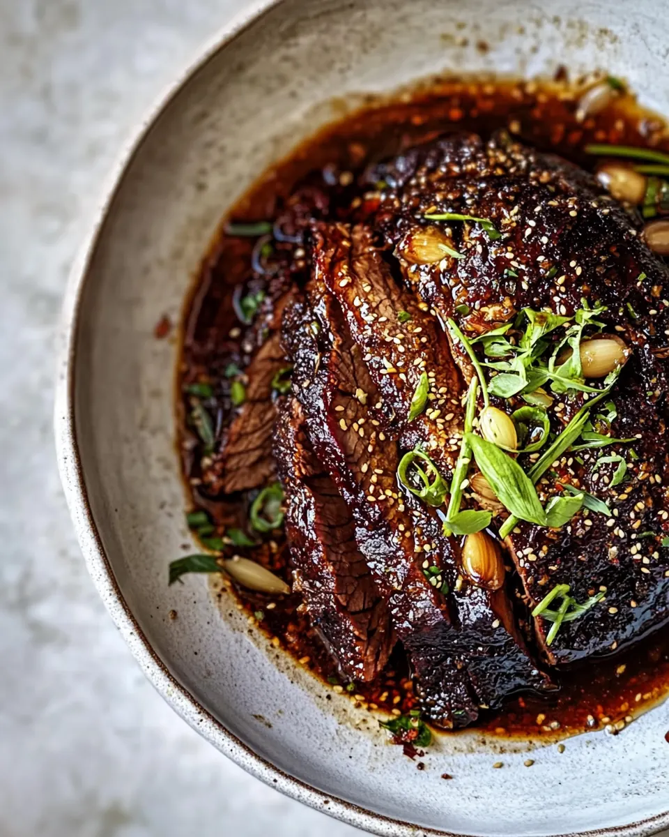 Crockpot Honey Garlic Pot Roast