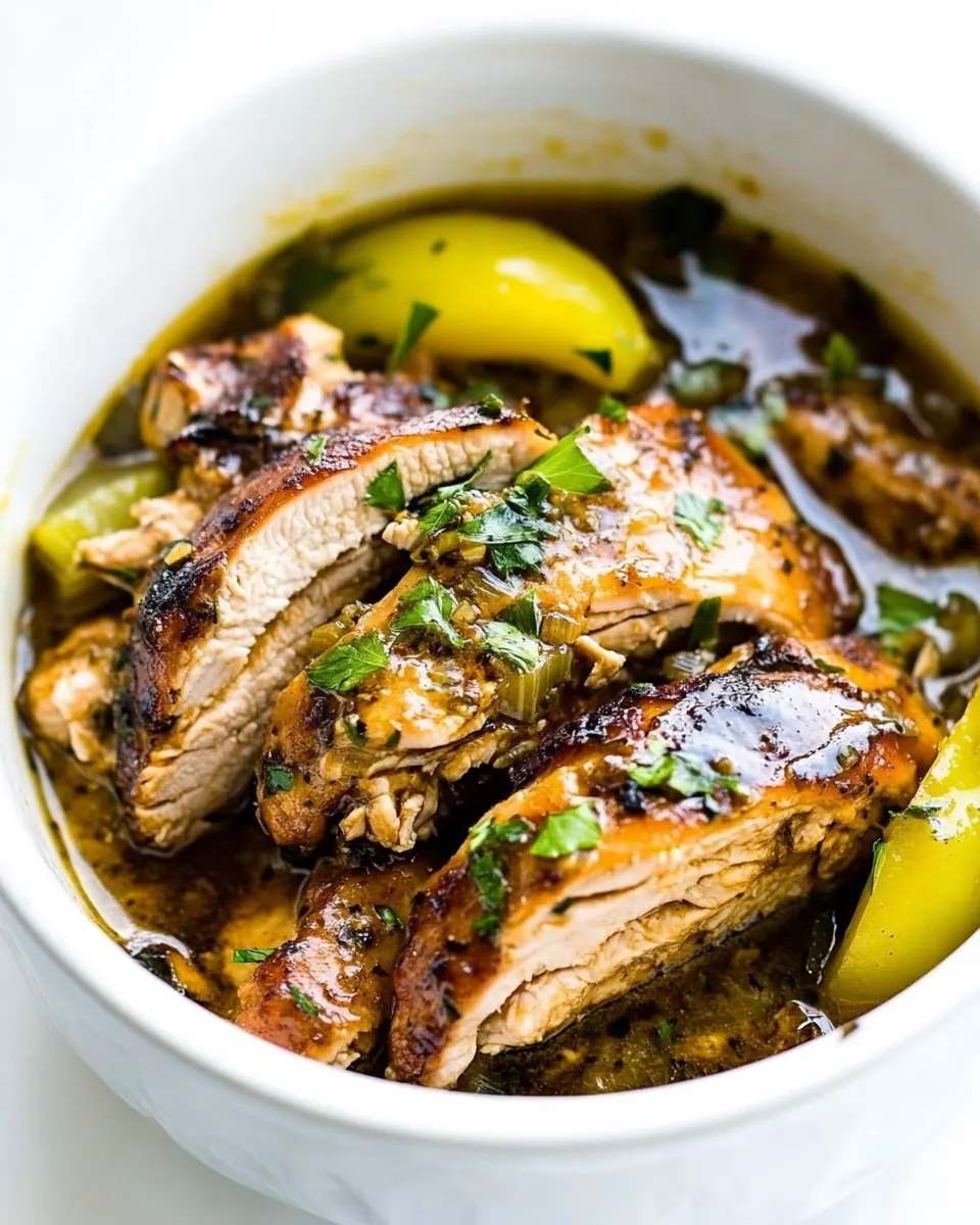 Crockpot Mississippi Chicken