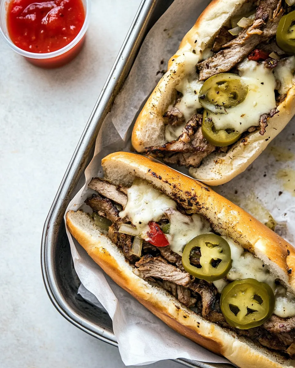 Crockpot Philly Cheesesteaks