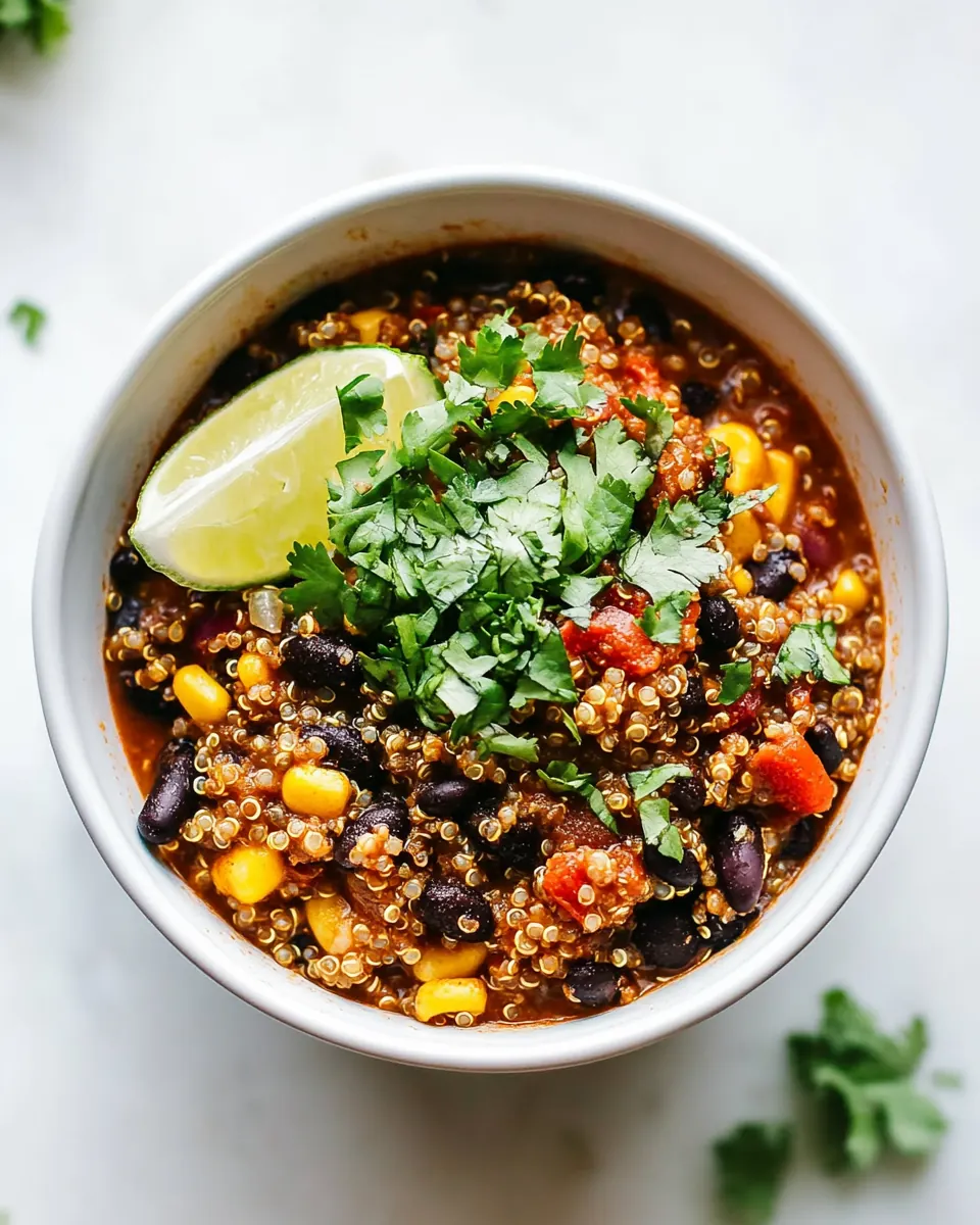 Crockpot Quinoa Chili