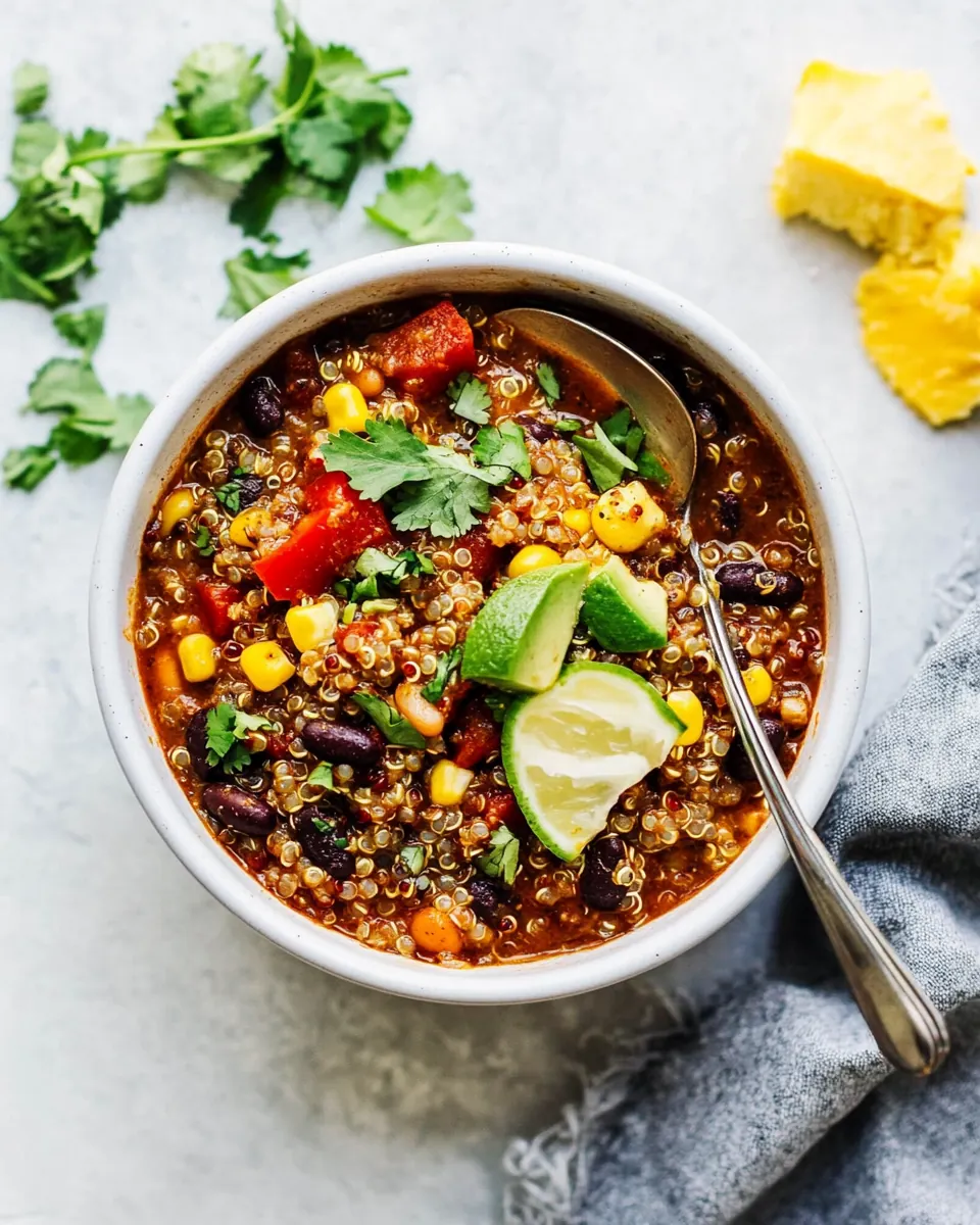 Crockpot Quinoa Chili