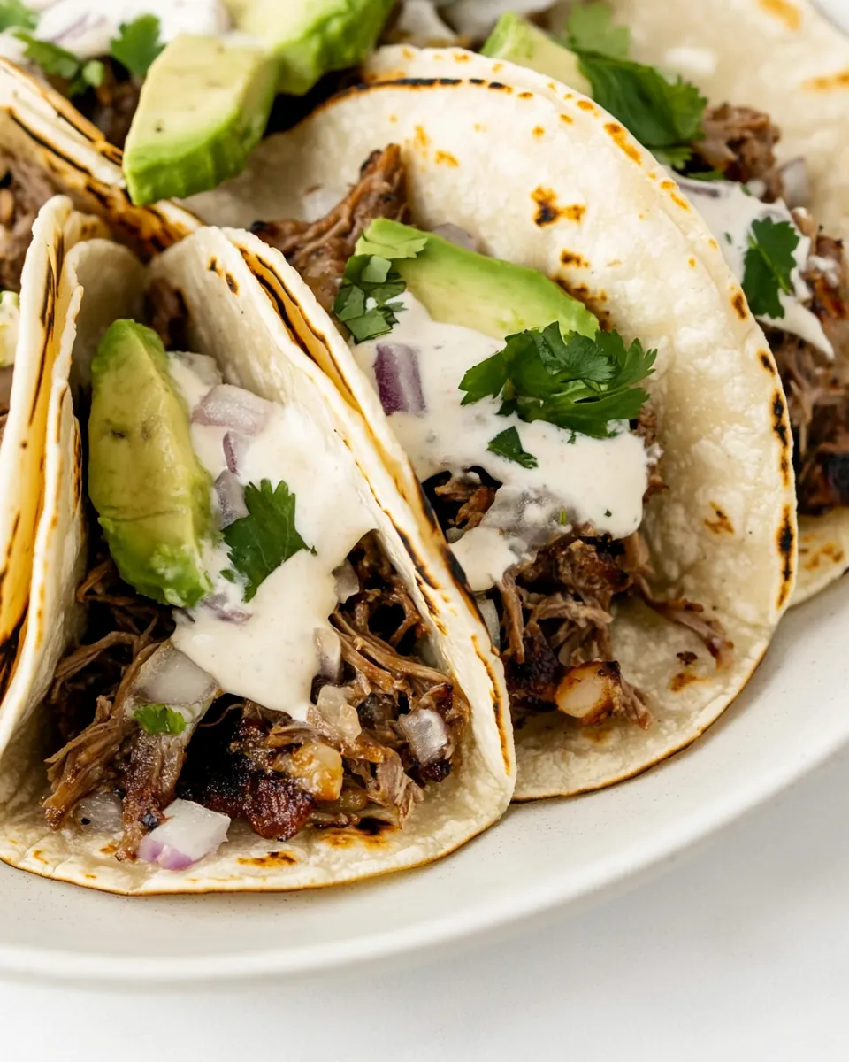 Crockpot Shredded Beef Tacos