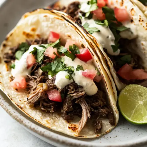 Crockpot Shredded Beef Tacos