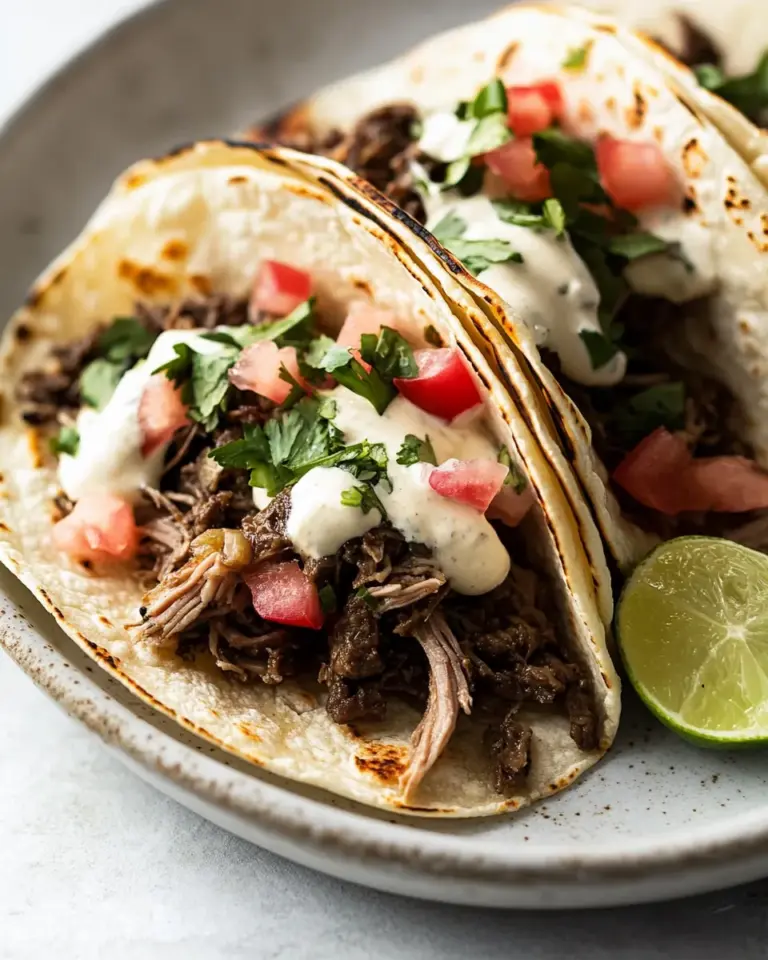 Crockpot Shredded Beef Tacos