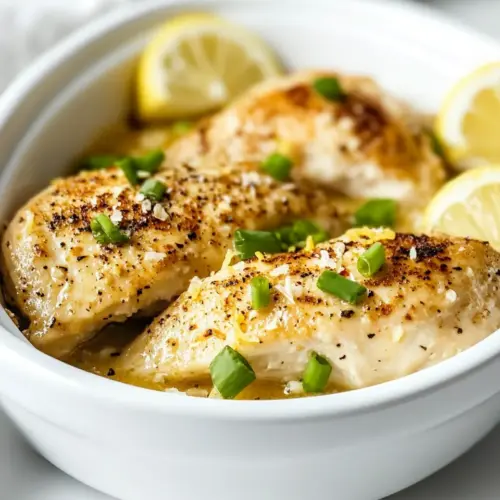 Crockpot Skinny Lemon Chicken