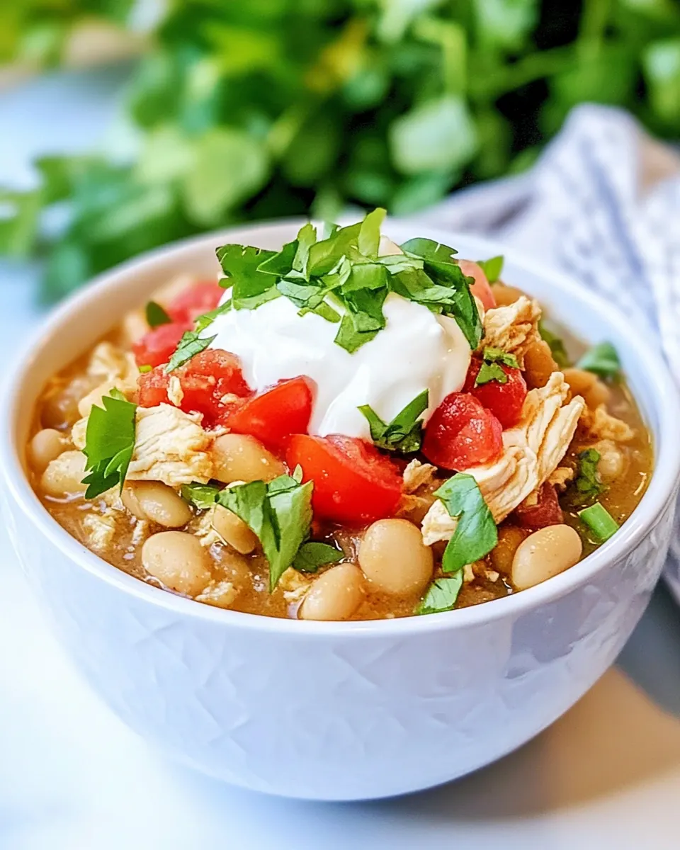 Crockpot White Chicken Chili