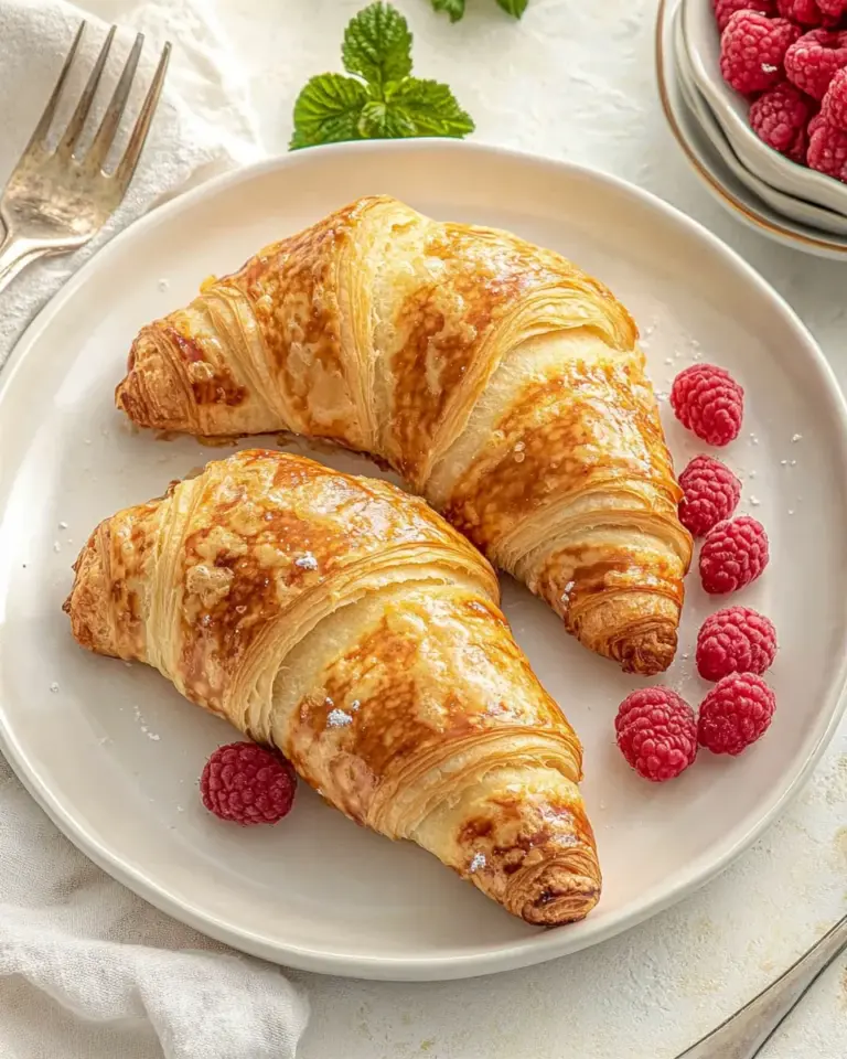 Croissant French Toast with Raspberries