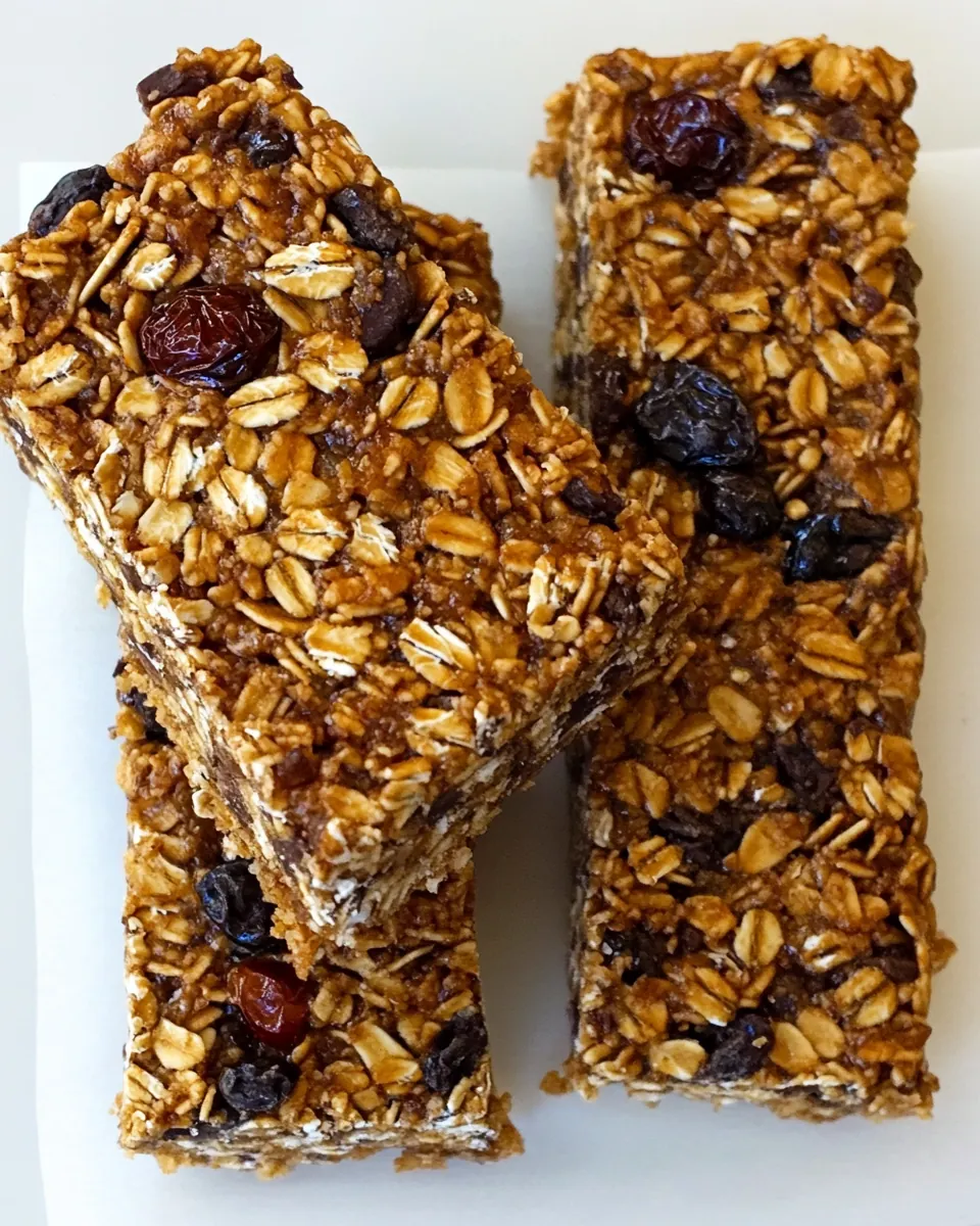 Crunchy Good for You Granola Bars
