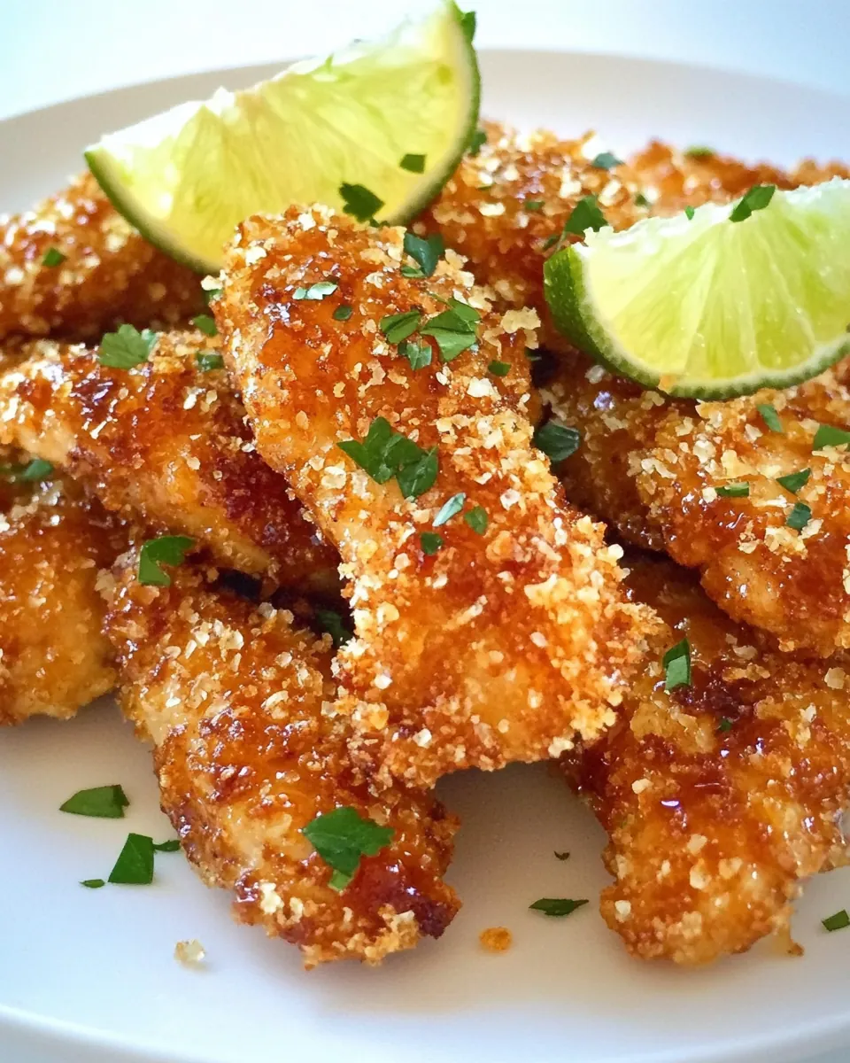 Crunchy Honey Lime Chicken