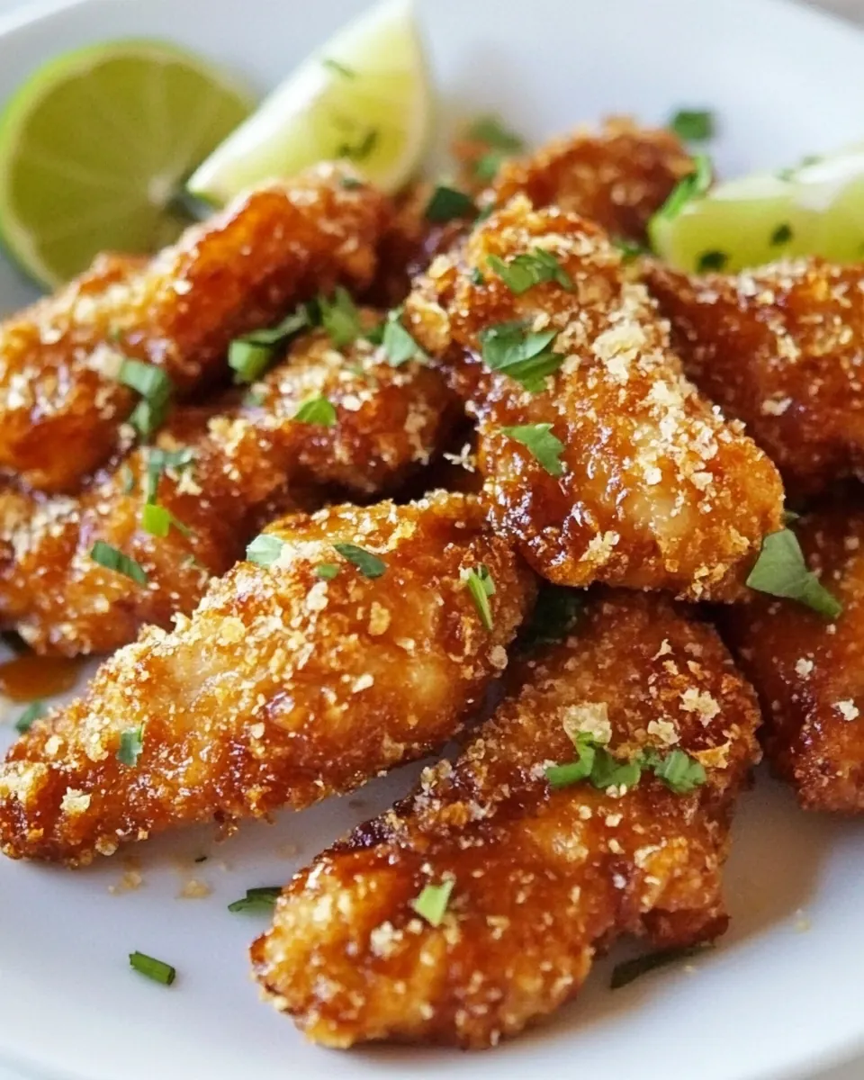 Crunchy Honey Lime Chicken