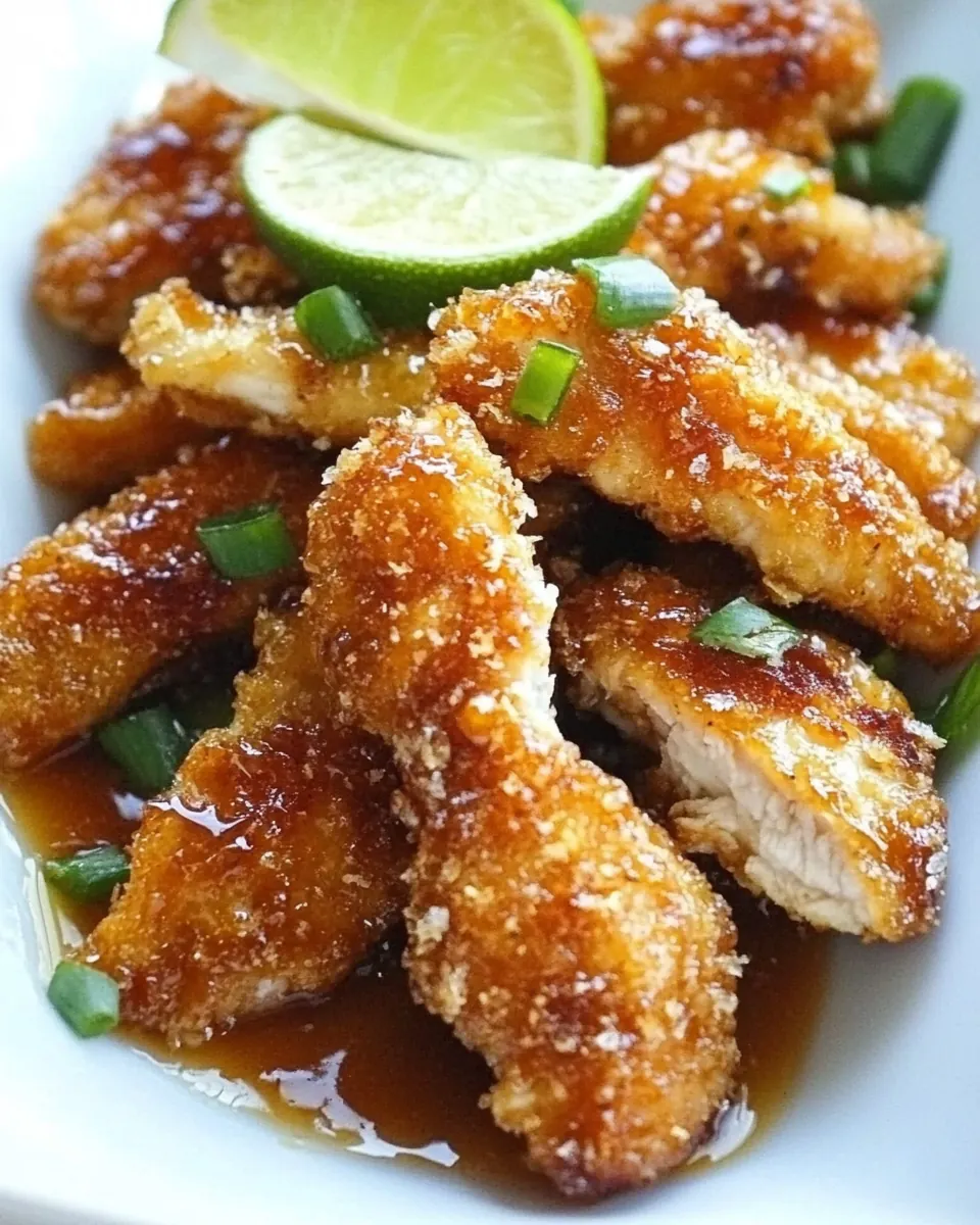 Crunchy Honey Lime Chicken