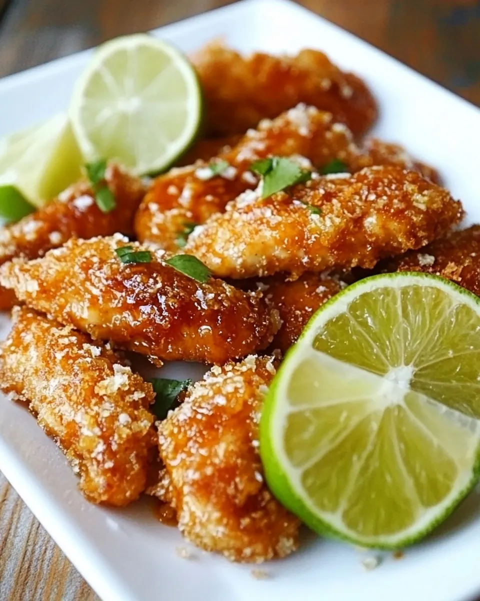 Crunchy Honey Lime Chicken