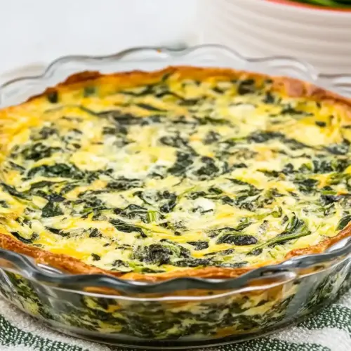 Crustless Spinach Quiche