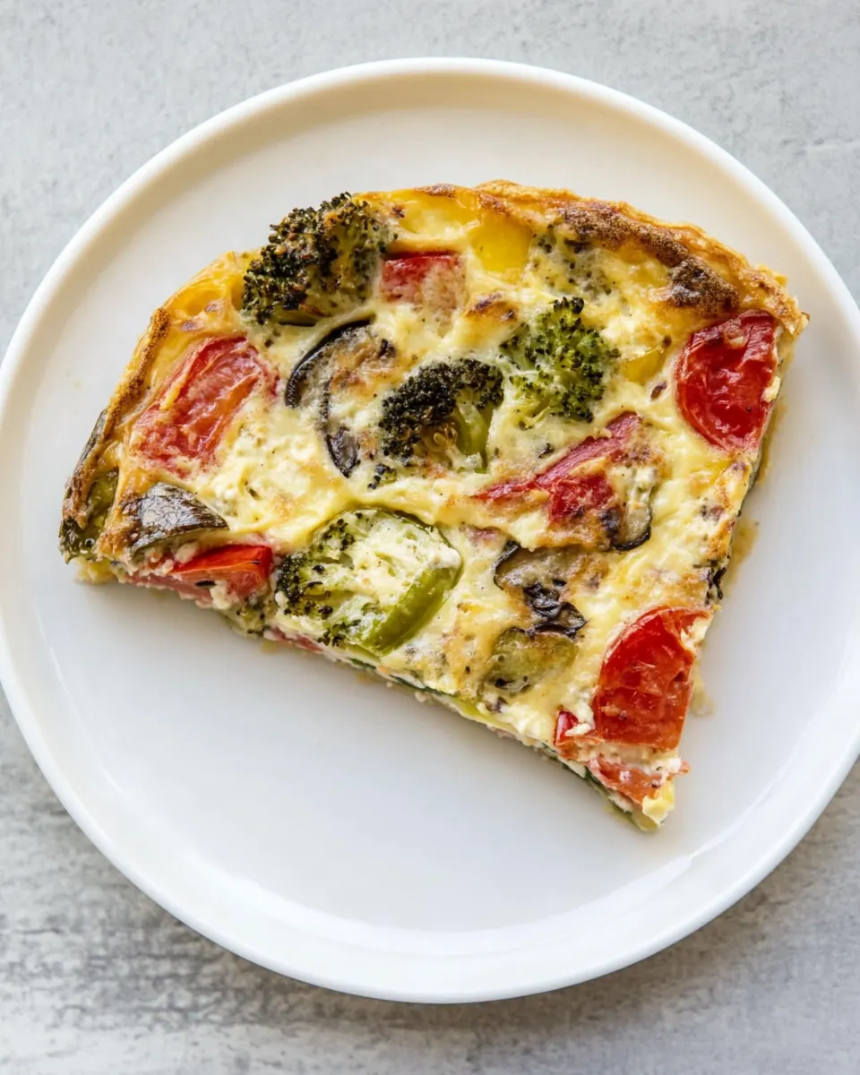 Crustless Vegetable Quiche