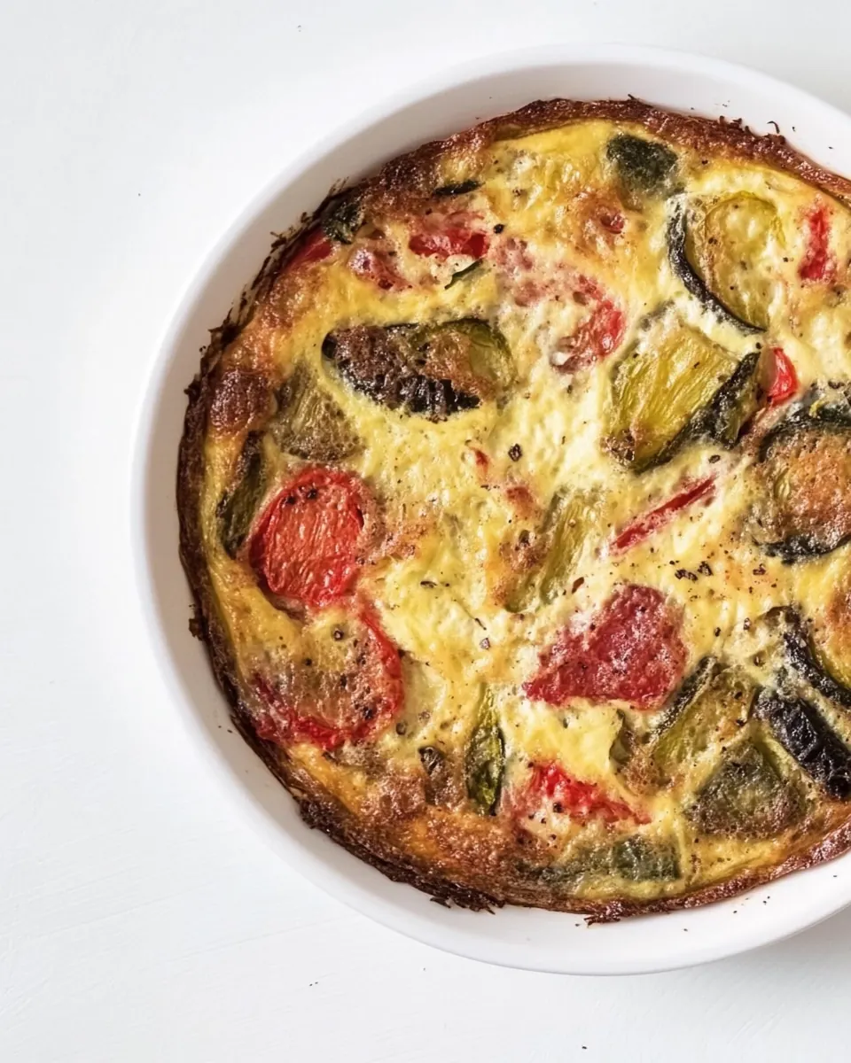 Crustless Vegetable Quiche