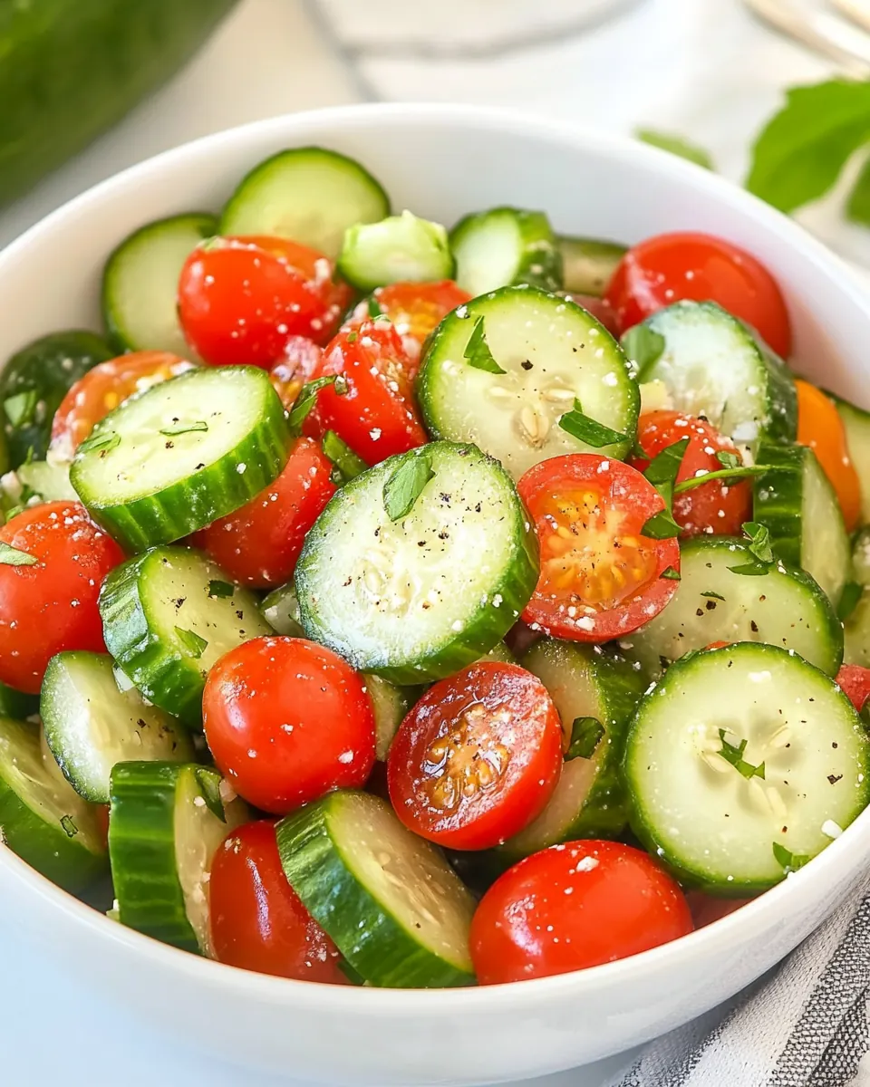 Cucumber Tomato Salad