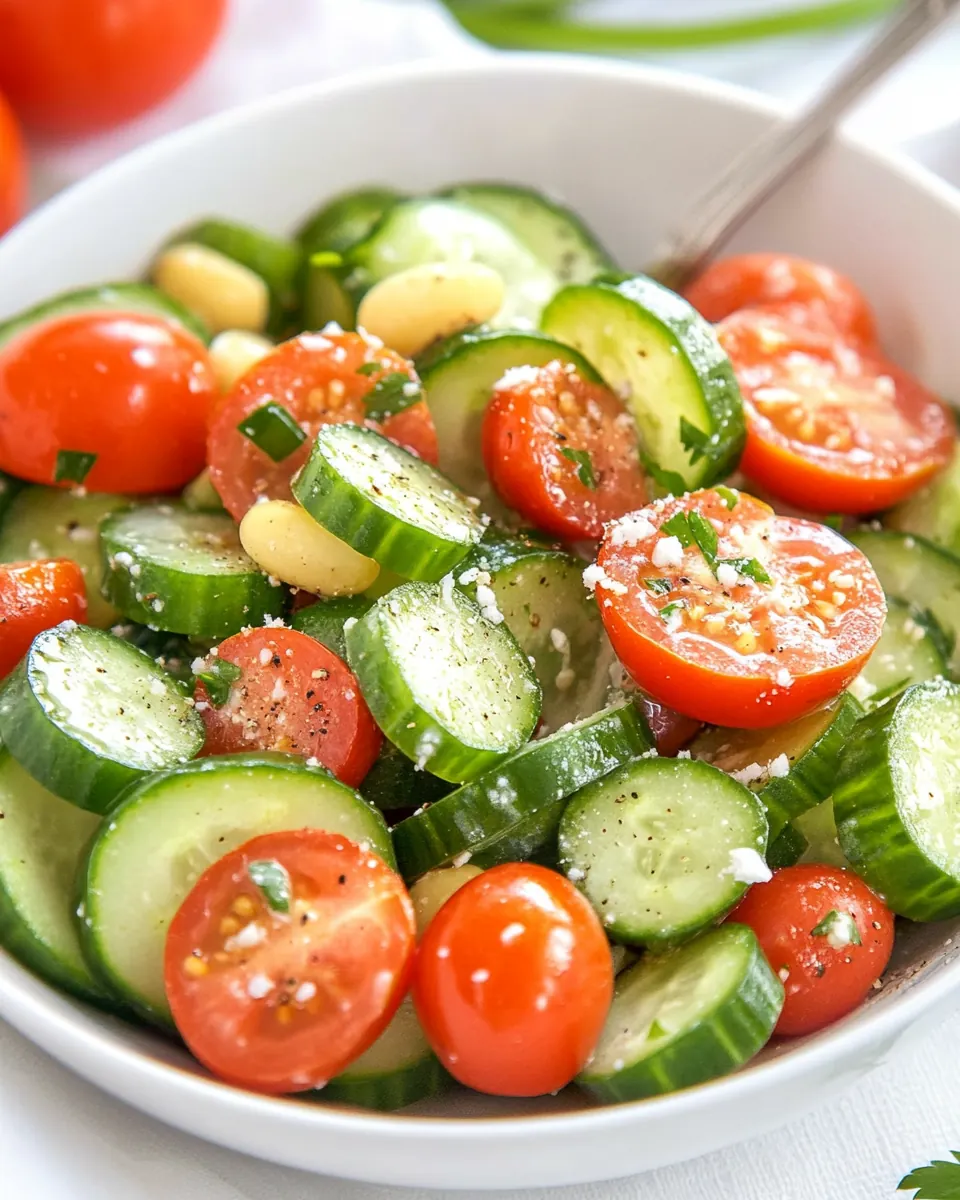 Cucumber Tomato Salad
