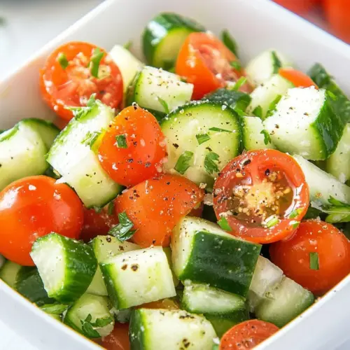 Cucumber Tomato Salad